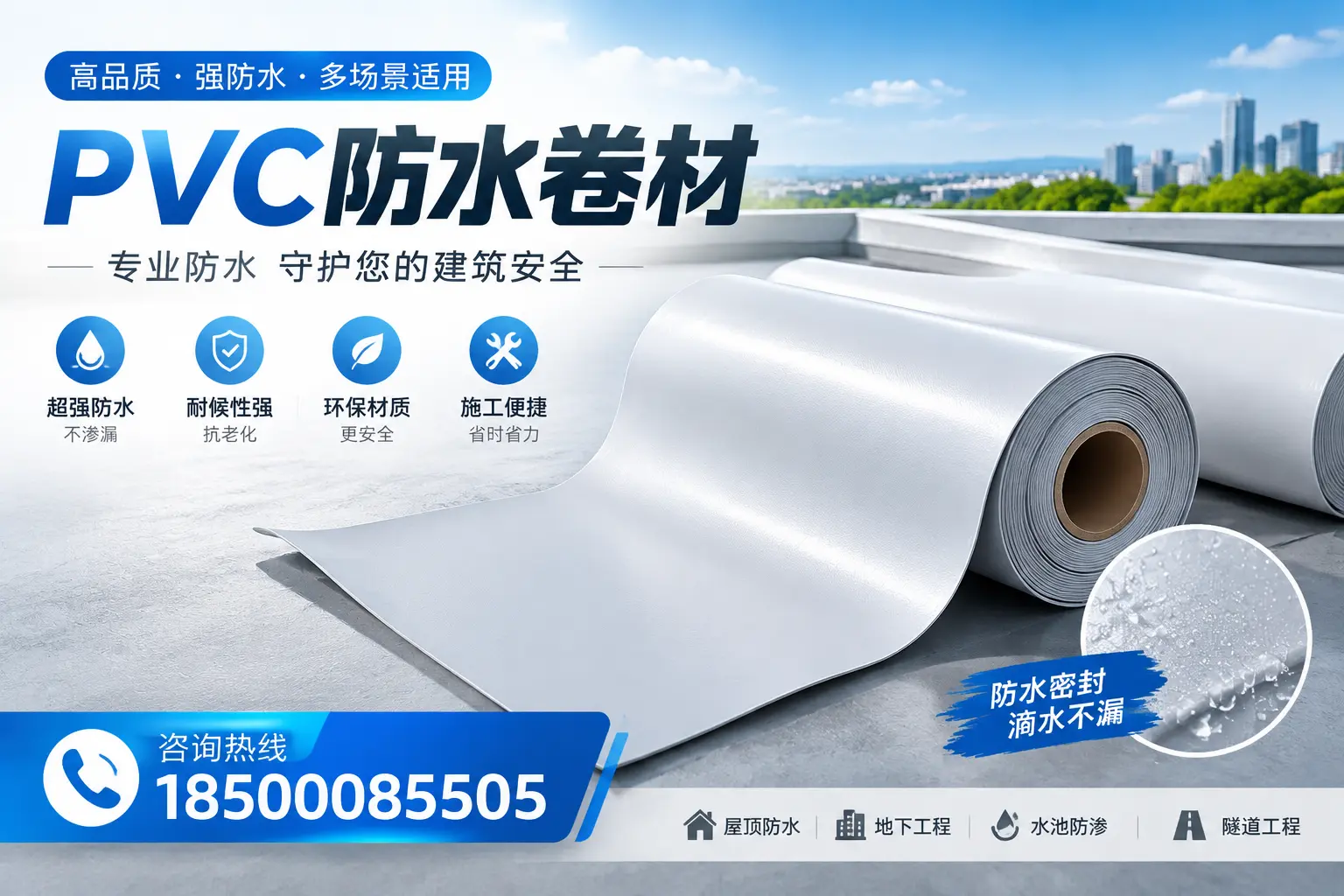 PVC防水卷材的市场竞争分析，阿勒泰品牌选择参考